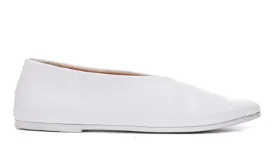 Marsèll Coltellaccio Flats In Yellow Cream