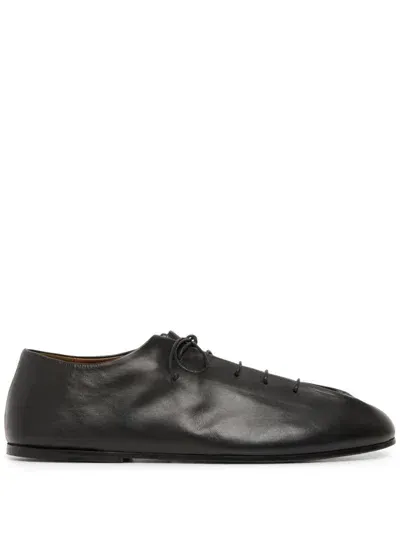 Marsèll Leather Lace-up Derby Shoes In Black