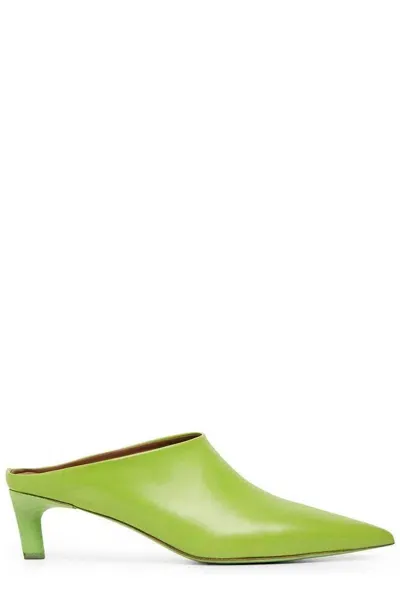 Marsèll Aculeo Mules In Green