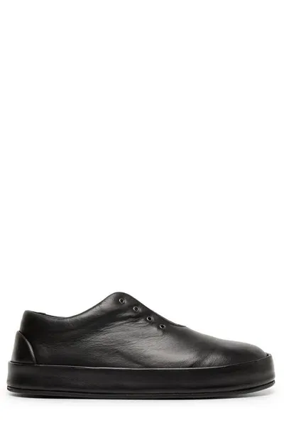 Marsèll Cassapelle Leather Derby Shoes In Black