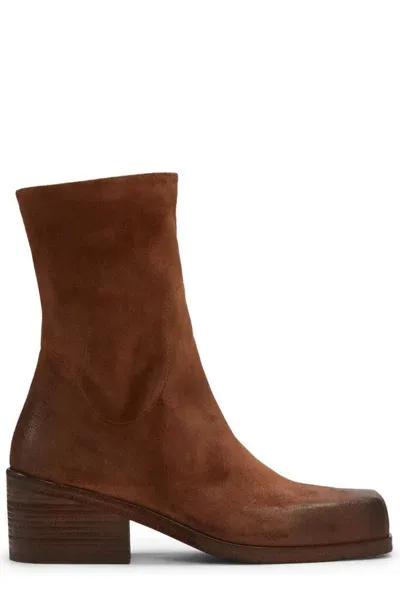 Marsèll Cassello Ankle Boots In Brown