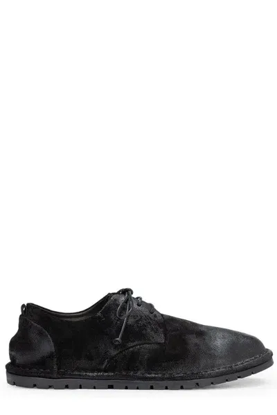 Marsèll Round-toe Derby Shoes In Black