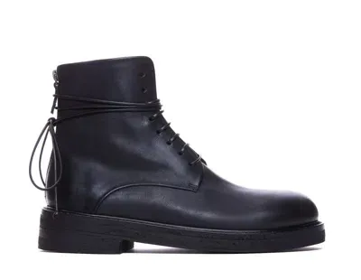 Marsèll Parrucca Leather Lace-up Boots In Black