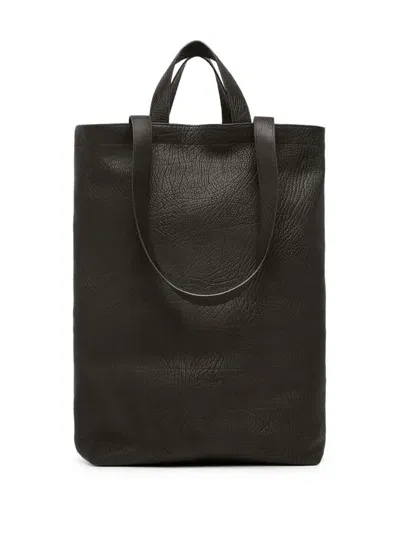 Marsèll Sporta Leather Tote Bag In Black