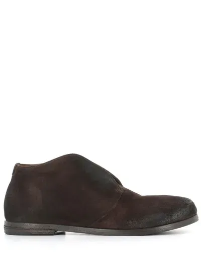 Marsèll Suede-leather Ankle Boots In Brown