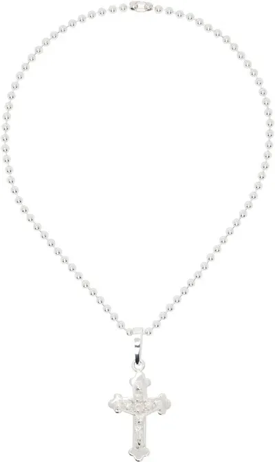 Martine Ali Silver Rui Cross Necklace