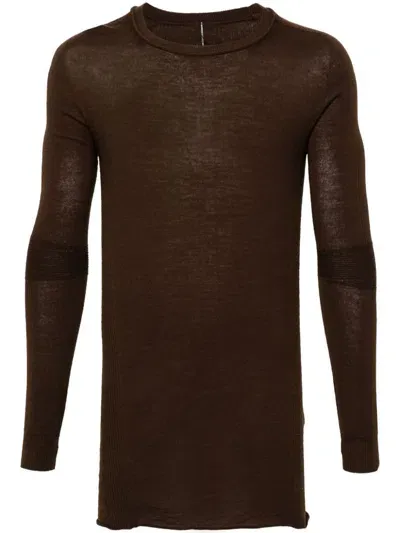 Masnada Merino Sweater In Brown