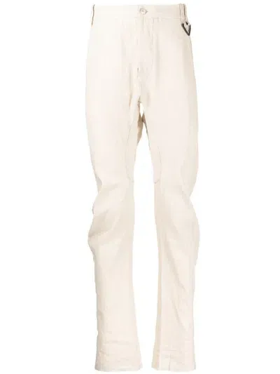 Masnada Pinstripe Slim-cut Chinos In Neutrals