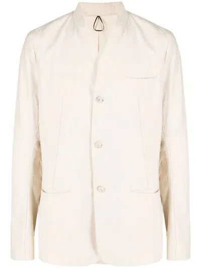 Masnada Single-breasted Tailored Blazer In Neutrals