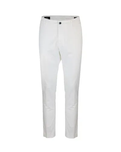 Mason's Chino In Cotone Elasticizzato Bianco In 001