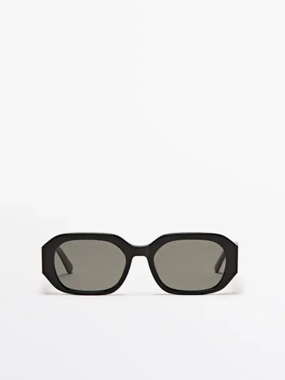 Massimo Dutti Sonnenbrille Mit Kunststoffgestell In Black