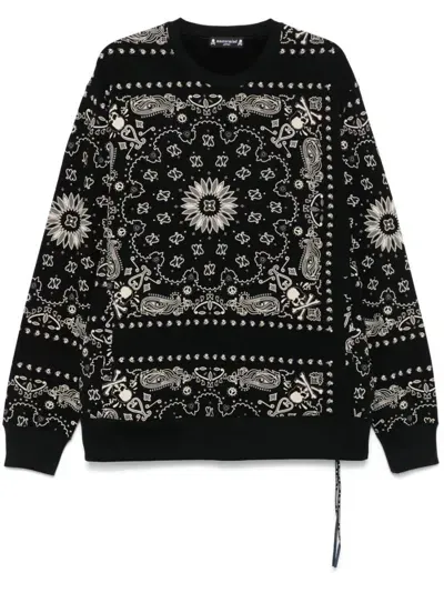 Mastermind Japan Bandana-print Sweatshirt In Black