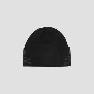 Mastermind Japan Patchwork Beanie Hat In Black