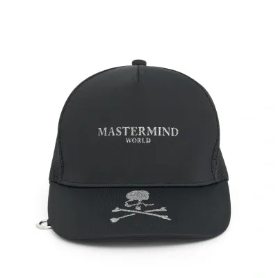 Mastermind Skull Logo Cap In Gray