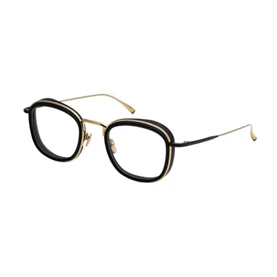 Masunaga Deneb Eyeglasses In 19 Gold/black