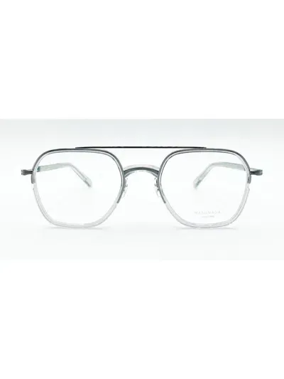 Masunaga Gms/115 Eyewear In Clear Gry