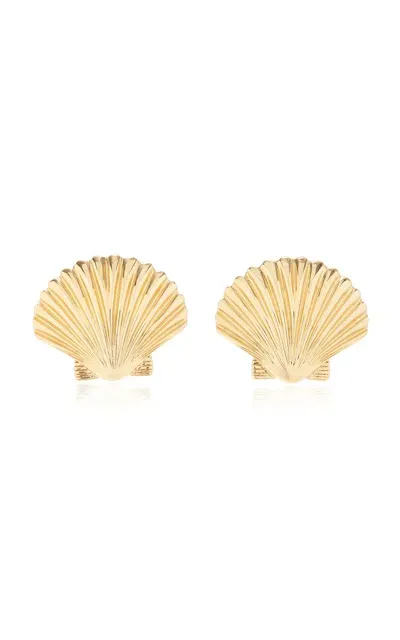 Mateo Large Venus 14k Yellow Gold Earrings