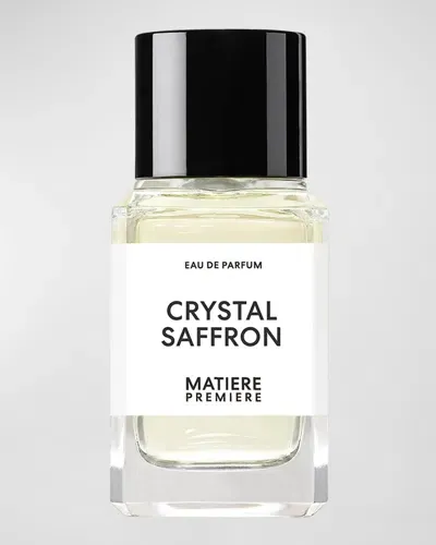 Matiere Premiere Crystal Saffron Eau De Parfum, 3.4 Oz. In Yellow