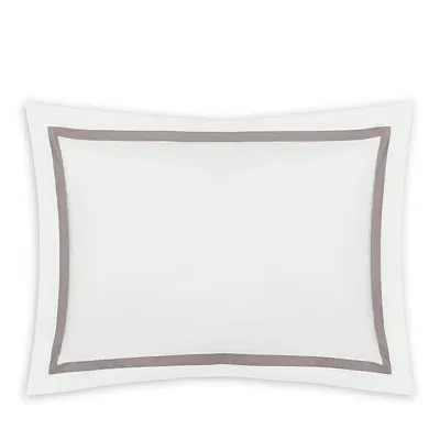 Matouk Lowell 600 Thread Count Set Of 2 Pillowcases In Platinum