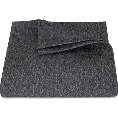 Matouk Malibu Coverlet In Charcoal