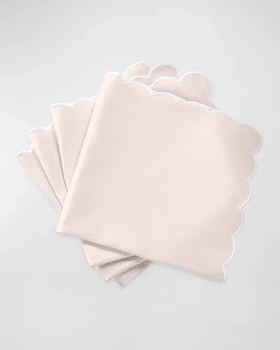 Matouk Savannah Gardens Napkin 22 X 22, Set Of 4 In Pink