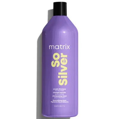 Matrix Total Results Colour Obsessed So Silver Shampoo (1000ml) In White