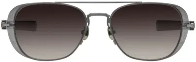 Matsuda Black M3115 Sunglasses In Matte Black