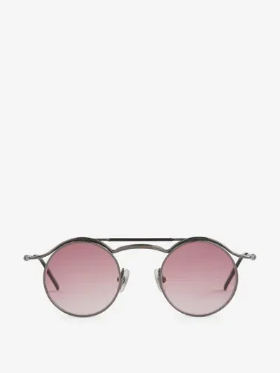 Matsuda Oval Sunglasses 2903h In Anchored Details On The Frame