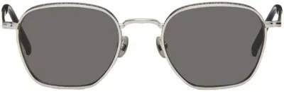 Matsuda Silver M3101 Sunglasses In Palladium White