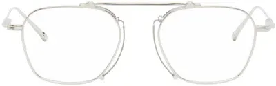 Matsuda Silver M3129 Glasses In Palladium White