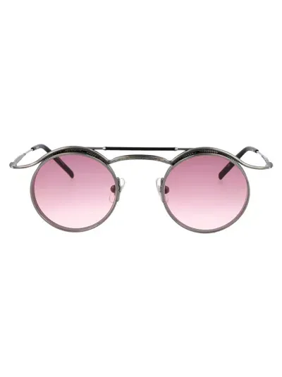 Matsuda Sunglasses In Ruthenium