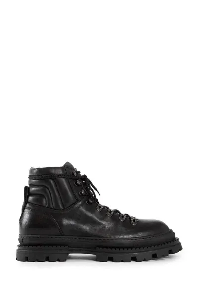 Mattia Capezzani Kurni Leather Boots In Black