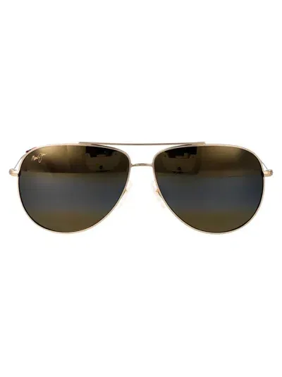 Maui Jim Sunglasses In Shiny Gold Bronze