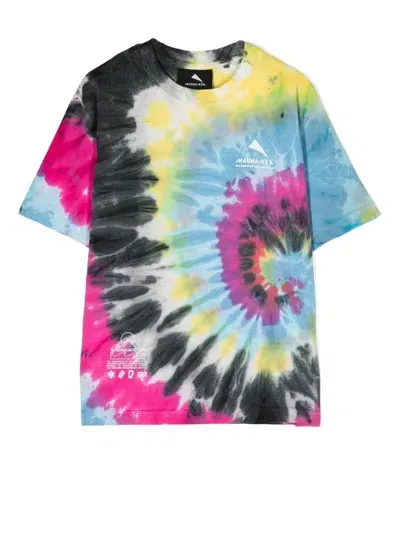 Mauna Kea Kids' Tie-dye T-shirt In Grey