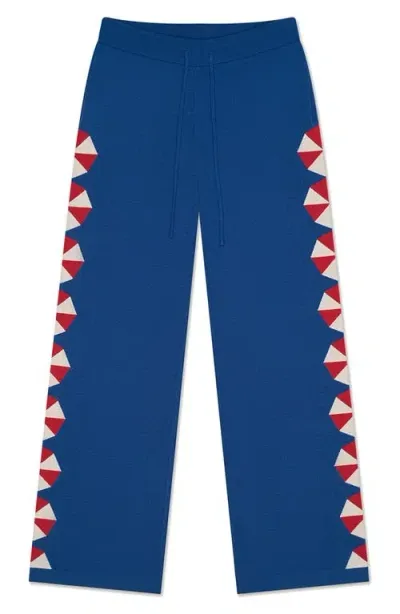 Mavrans Umbrella Drawstring Sweater Pants In Blue