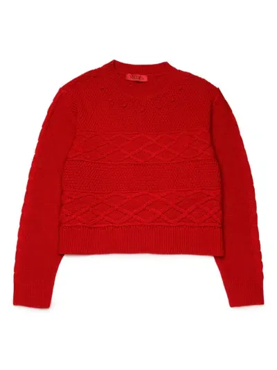 Max & Co Pullover Mit Herzstickerei In Rot