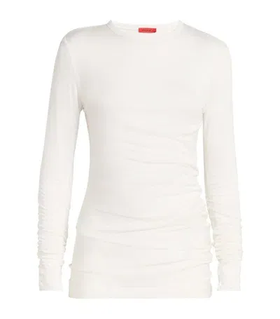 Max & Co Long-sleeve Top In White