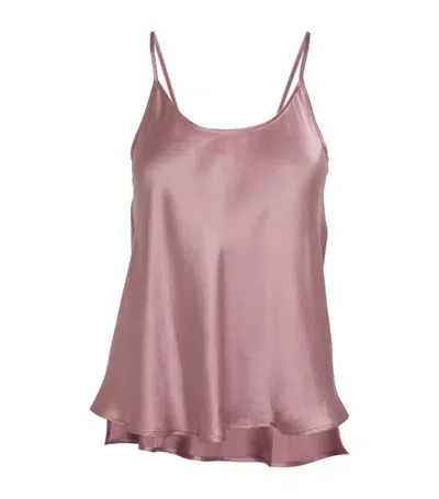 Max & Co Satin Cami Top In Pink