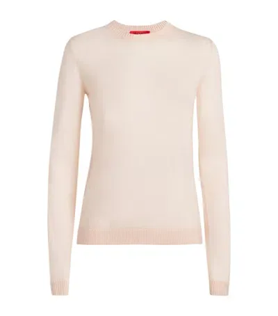 Max & Co Wool-blend Sweater In Pink