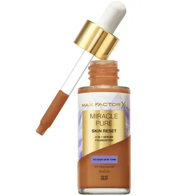 Max Factor Miracle Pure Skin Revival Serum Foundation 30ml (various Shades) - 90-95 Deep