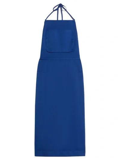 Max Mara Abito Midi Temide In Cornflower Blue