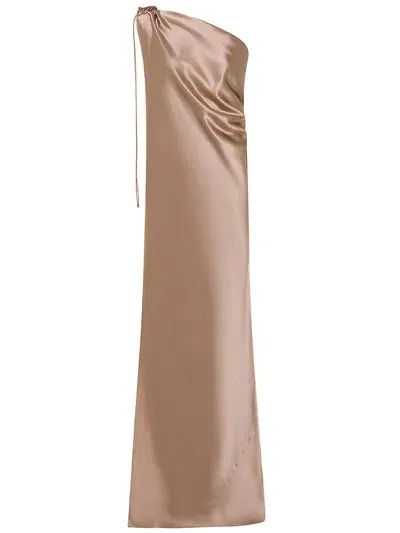 Max Mara Opera Maxi Dress In Beige