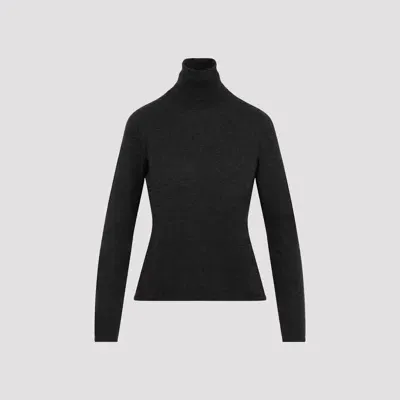 Max Mara Adda Turtle Neck In Black