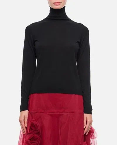 Max Mara Adda Turtleneck Cashmere Sweater In Black