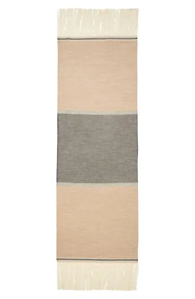 Max Mara Aeroso Linen Blend Scarf In Clay