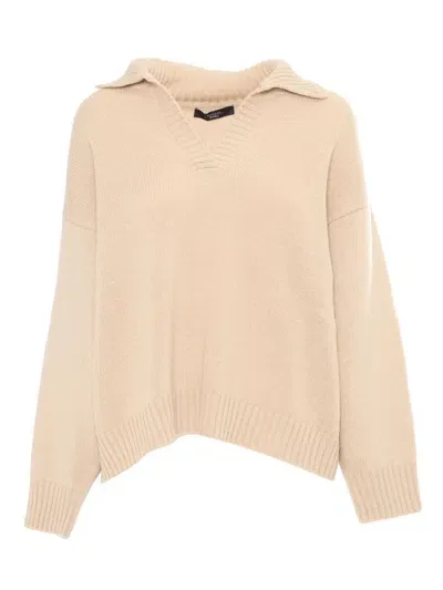 Max Mara Agre Sand Sweater/tank/top In Beige