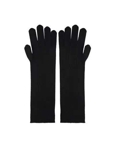 Max Mara Alaggio Gloves In Black