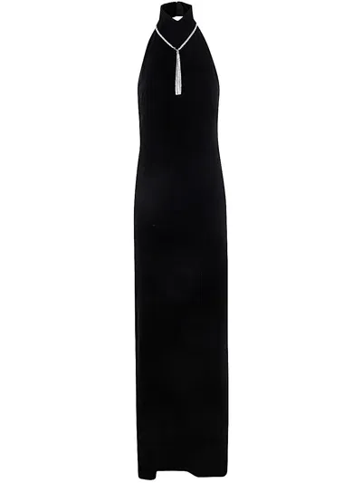 Max Mara Armida Long Dress In Black