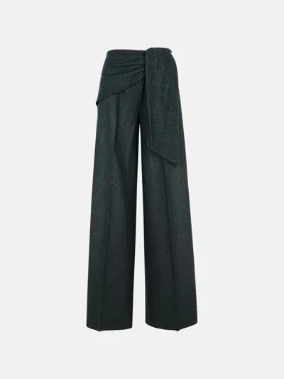 Max Mara 'arsenio1234' Dark Grey Virgin Wool Pants