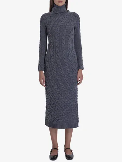 Max Mara Arte Dress In Gray